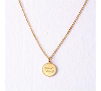 Necklaces,Bohemian Round Good Luck Lucky Necklace Women Banquet Wfashion Jewelry Accessories Girlfriend Gift-,42Cm 3Cm