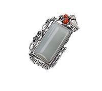 Necks par Oiseaux manuscrits sans chaînes Perles de Jade Naturel Thai Bijoux