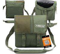 NECO Sac de Pêche Spinning, Sac à pain spacieux pour matériel de pêche et accessoires, Sac à dos de pêche à la carpe en plein air, Bandoulière robuste et réglable pour un transport facile, 30 x 10 x