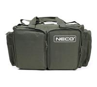 NECO Sac de pêche universel, sac spacieux pour matériel de pêche et accessoires, Sac à dos de pêche à la carpe en plein air, Bandoulière robuste et réglable pour un transport facile, 52x30x33cm, Vert,
