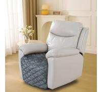 NeColorLife Housse de siège inclinable en velours, antidérapante, lavable avec sangles élastiques, sans dossier ni accoudoirs, convient aux sièges d'une largeur maximale de 60 cm, pour fauteuils