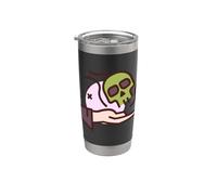 Nécromancie Nécromancien Je me fais des amis Gobelet isotherme en acier inoxydable double paroi