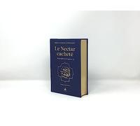 Nectar Cachete cartonne - Format Moyen (14X19) - Bleu nuit (Rahiq al makhtoum) - Dorure