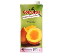 NECTAR DE MANGUE COFRUTOS SANS SUCRE AJOUTÉ - Pack de 6 × 1 L | Brik Slim - Boisson fruitée tropicale rafraîchissante