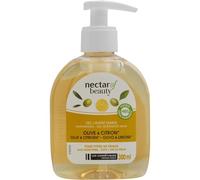 NECTAR OF BEAUTY - Savon Liquide Douceur aux Essences d’Olive et Citron, Hydratation Fraîche (Flacon 300mL) - lot de 4 - Vendu par Lot