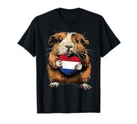 Nederland Dutch Pride Drapeau néerlandais cochon d'Inde Cœur T-Shirt