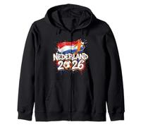 Nederland NED 26 Peinture pour Fan Motif Drapeau néerlandais Graffiti Art Sweat à Capuche