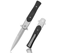 NedFoss MERMAID couteau pliant, Manche en G10, acier d2, clip ceinture couteau, couteau survie, couteau de poche, Convient à l'usage quotidien