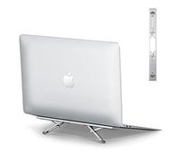 nediea Support pliable pour ordinateur portable - Réglable en hauteur - Support pour ordinateur portable - Support pour ordinateur portable de bureau - Compatible avec MacBook Air Pro, Dell, HP,