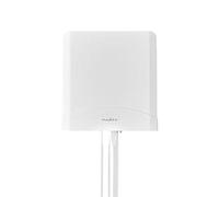 Nedis 5G / 4G / 3G Antenne - Réception de Signal Stable avec 2,5 Long câble LMR200 et Une Seule antenne - 698-5000 MHz - Adaptée à l'extérieur - Blanche