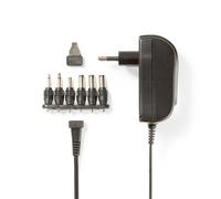 Nedis adaptateur secteur universel 3-12V DC, max 1.5A, 18W | ✅ Livraison gratuite à partir de 100 €