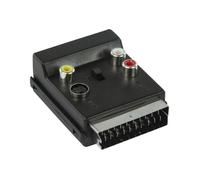 Nedis CVGP31903BK Adaptateur péritel commutable Péritel Mâle - SCART Femelle + S-Video Femelle + 3X RCA Femelle Noir Noir G