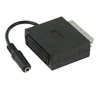 Nedis - Adaptateur audio/vidéo - SCART mâle pour mini-phone stereo 3.5 mm, SCART - noir - rond