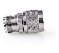 adaptateur d'antenne et de satellite n mâle pl259 femelle 10 pièces métal