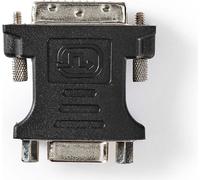 Nedis Adaptateur DVI / DVI-I 24+5 broches mâle / VGA femelle / Nickelé / Droit / PVC / Noir / Boîte