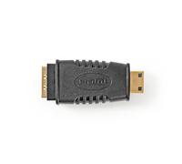 Nedis - Adaptateur HDMI avec Ethernet - HDMI femelle pour 19 pin mini HDMI Type C mâle - noir