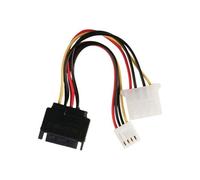 Nedis - Adaptateur secteur - alimentation SATA (M) pour alimentation interne 4 plots, connecteur mini-alimentation 4 broches (F) - 15 cm - divers