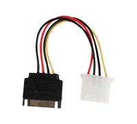 Nedis - Adaptateur secteur - alimentation SATA (M) pour alimentation interne 4 plots (F) - 15 cm - rond - divers