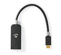 NEDIS Adaptateur USB-C vers DisplayPort avec DP Alt Mode (4K 60 Hz) / Noir - 0,15 mètre