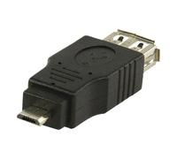 Nedis - Adaptateur USB - Micro-USB de type B (M) pour USB (F) - USB 2.0 - noir