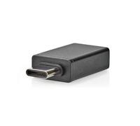 NEDIS Adaptateur USB | USB 3.2 Gen 1 | USB-C™ mâle | USB-A Femelle | 5 Gbps | OTG | nickelé | Noir
