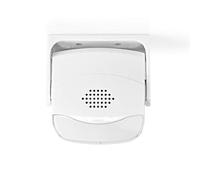 Nedis Alarme de porte – détecteur de mouvement, carillon 80 dB, montage mural/plafond, blanc