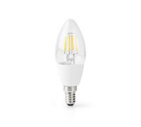 Nedis Ampoule à Filament Connectée Wi-Fi LED 5W 400lm E14 en Forme de Bougie [EEK: G]