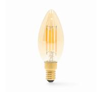 Nedis Ampoule Connectée Wi-Fi LED 5W 470lm E14 SmartLife Forme de Bougie Blanc [EEK: F]