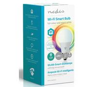 Nedis Ampoule LED Connectée Dimmable Smart WiFi E27 RGB + Blanc Chaud 2700K