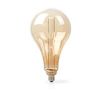 NEDIS Ampoule LED rétro déco E27 avec forme PS165, 4W lampe 120lm, lumière blanche chaude 1800K