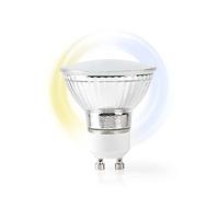 Nedis Ampoule SmartLife - Wi-Fi - Android? & iOS - GU10 - PAR17-5 W - 400 lm - 2700-6500 K - Blanc Chaud/Blanc Froid - 50 mm - Blanc