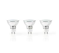 NEDIS Ampoule SmartLife - Wi-Fi - GU10-330 lm - 5 W - Blanc Chaud - 2700 K - Android/IOS - PAR16-3 pièces