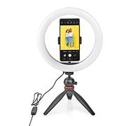 Nedis Anneau Lumineux | 10 inch | 120 LED's | 2700-6700 K | Trépied | Noir