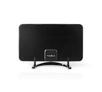 Schmidt Spiele ANIR2501BK700 Antenne HDTV d'intérieur Nedis | Actif | FM/UHF/VHF | Portée de réception : 0-25 km | LTE700 | Gain : 26 DB | ABS | Noir