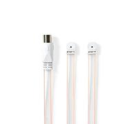 Nedis Antenne FM pour intérieur et extérieur 87.5-108 MHz Al