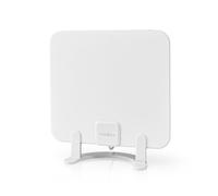 Nedis Antenne intérieure - Active - FM / UHF / VHF - Plage de réception : 0-25 km - LTE700 - Gain dBi (avec câble d'antenne) : 30 dB - ABS - Blanc