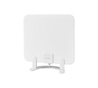 Nedis Antenne TV Intérieure Plate DVB-T / T2 DAB+ FM Gain 30dB Portée 25km Blanc
