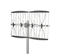 NEDIS Antenne TV TNT d'Extérieur Gain Max. de 14 dB UHF : 470 - 694 MHz 4 Com