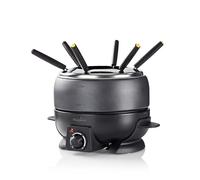 NEDIS Appareil à Fondue 6 personnes 800W 2,3L Thermostat Réglable Noir