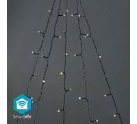 Nedis SmartLife - LED Décorative - Arbre - Blanc Chaud à Frais - 200 LED's - Extérieur - Motifs de Mouvement - 5 x 4m - Android/IOS
