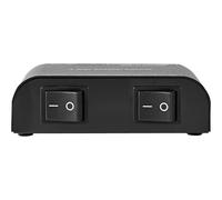Nedis ASWI2602BK - Commutateur audio - 2 x audio - de bureau