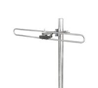 Nedis Außen DAB + Antenne - Passive - Zone de réception : 0-50 km - Gain dBi (avec câble d'antenne) : 4 dB - Aluminium