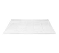 nedis bac de récupération pour lavevaisselle 45 cm transparent