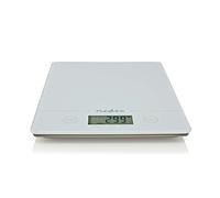 Nedis Balance de cuisine | Numérique | Plastique/Verre | Pile CR 2032 | Blanc