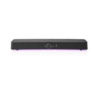 Nedis Barre de son Gaming Stéréo 2.0 USB Bluetooth avec Éclairage LED Noir
