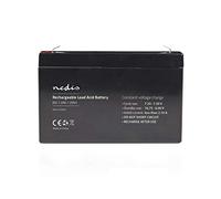 Nedis Batterie Rechargeable au Plomb Acide 6 V 7200 mAh