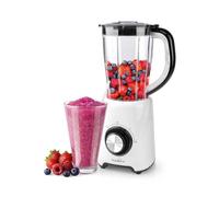 Nedis blender - 800 W - 1.5 l - plastique - 2 vitesses - blanc