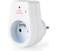 Nedis, bloc multiprise 1x 3680W 16A avec protection contre les surtensions type E, blanc