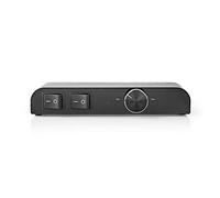 Nedis Boîtier de commande haut-parleurs – 2 paires/lecture simultanée – 4–16Ω 60W – Noir