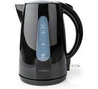 NEDIS Bouilloire Électrique 1,7L Plastique Noir 2200W Protection contre l'ébulli